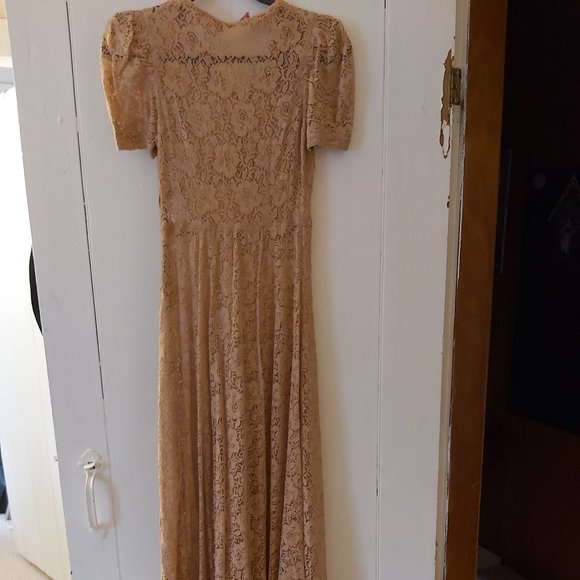 Vintage lace over dress - Picture 3 of 5